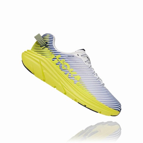 Hoka One One RINCON 2 Vegan Shoes For Women India White/Black/Green IN-5261